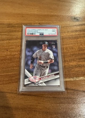 Aaron Judge 2017 Topps Complete Set Running Variation Rookie RC PSA 9 Mint Yanks