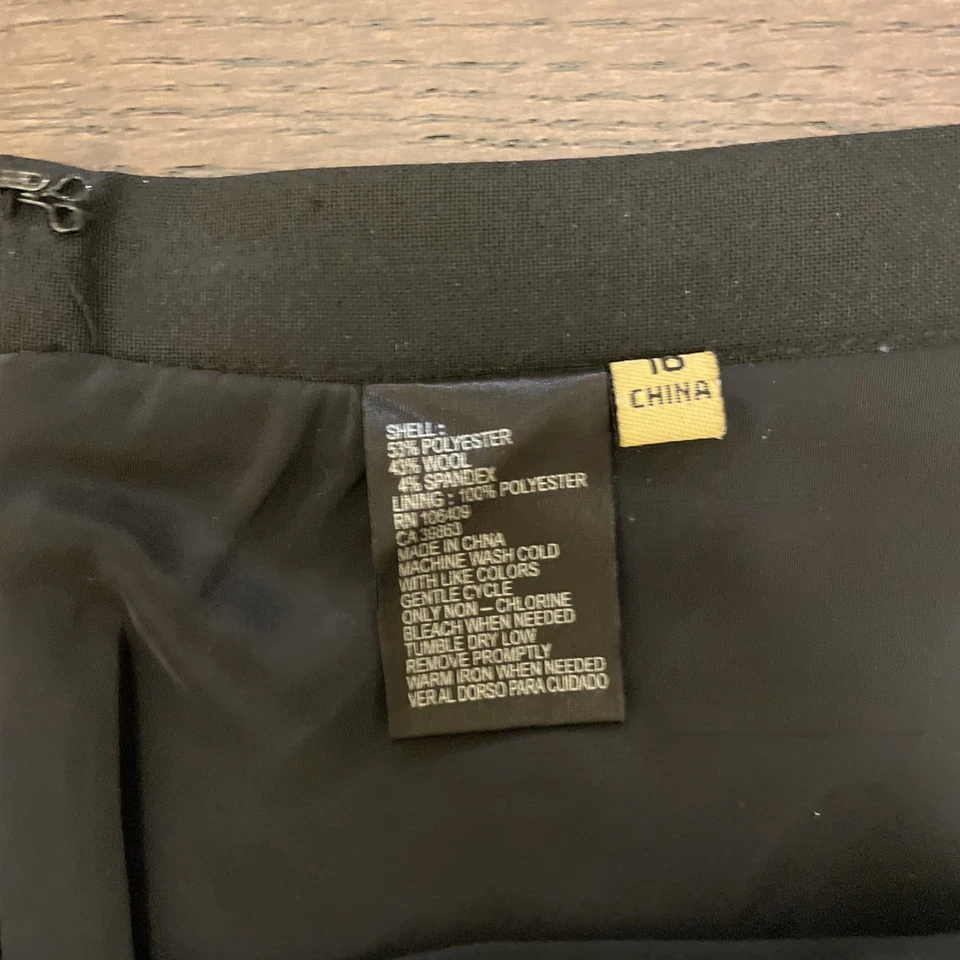 Falda Alex Marie Poliéster Lana Spandex 16 Grande Z59 Foto 4 de 4