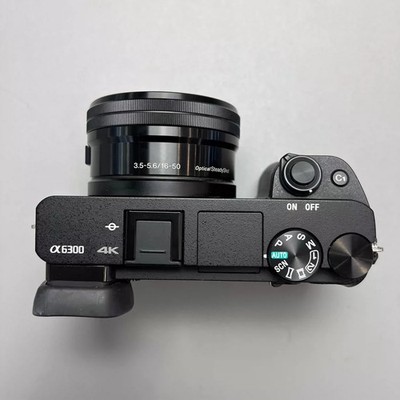 Sony Alpha A6300 24.2MP FlipScreen Mirrorless Digital Camera w/ 15-60mm Zoom Len