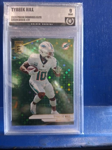 2024 Donruss Elite Football Green Disco Tyreek Hill #77