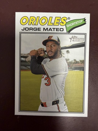 2026 Topps Heritage #267 Jorge Mateo | Baseball Card