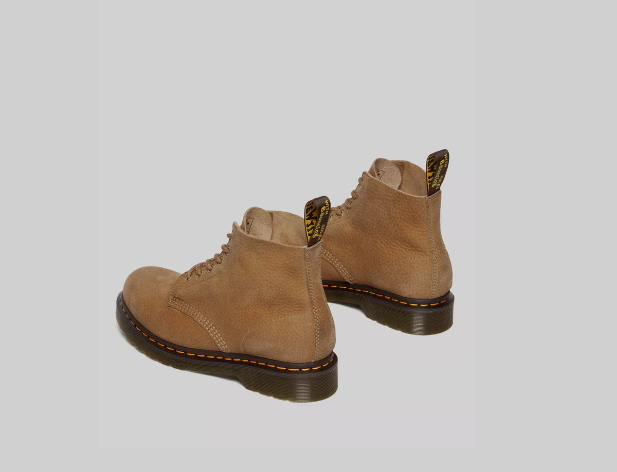Savannah Tan ~ Dr. Martens 101 Tumbled Nubuck Ankle Boot MSRP$185