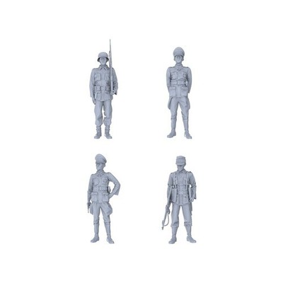 LYTR160058 1/160 Unpainted 3D Printed Model, Doll for Scene Matching 1set