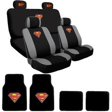 For Audi Superman BAM Seat Covers and Floor Mats Set Car Truck SUV