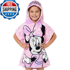 Get Trend Disney Minnie Mouse Towels For Kids Hooded Bath Towel Poncho