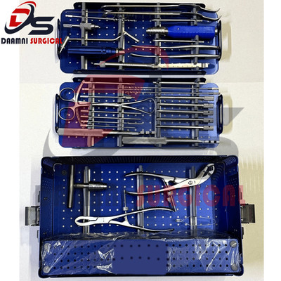 Large Fragment Locking Instrument Set , Screw Tray Orthopedic Surgical