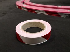 KEN PN700550 RCP TRACKS RED/ WHITE VINYL TAPE 1" X 100'