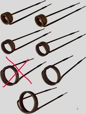 Solary Magnetic Induction Heater Coil, Induction Heat Accessories (6 coils)