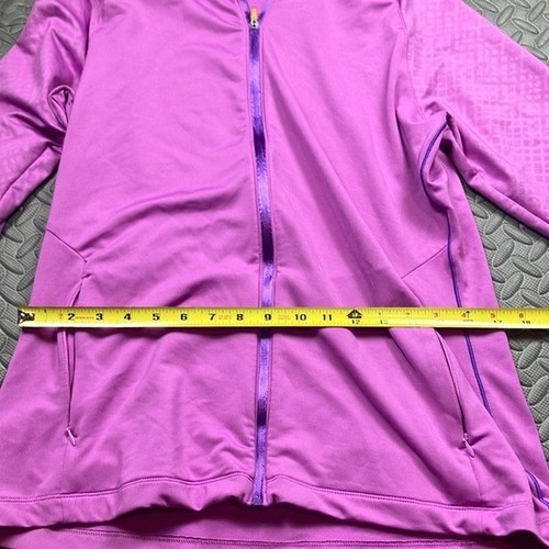 Giacca donna Under Armour vestibilità ampia viola vibrante con zip taglia L - Foto 5 di 6