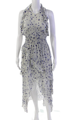 IRO Womemns Floral Print Halter Neck Jessy Sun Dress Multi Colored Size EUR 36