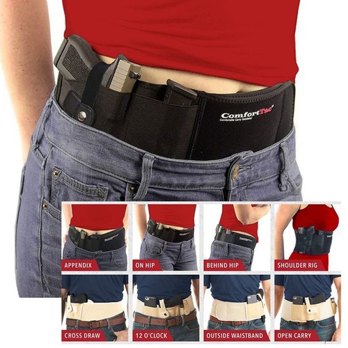 NEW ComfortTac Belly Band Gun Holster Conceal Carry EDC Self Defense