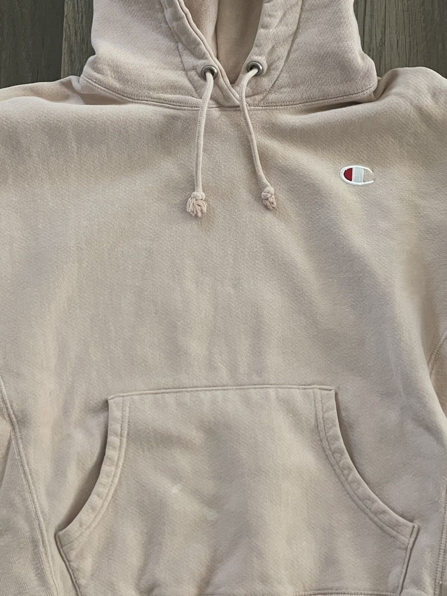 Reverse Weave Champion Hoodie Peach Medium | eBay