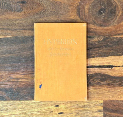 Hyperion oder der Eremit in Griechenland, Friedrich Hölderlin, 1951, Erzählung