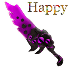 PURPLE SEER💜🖤FAST DELIVERY💜🖤MURDER MYSTERY 2 MM2💜🖤GODLY KNIFE ROBLOX