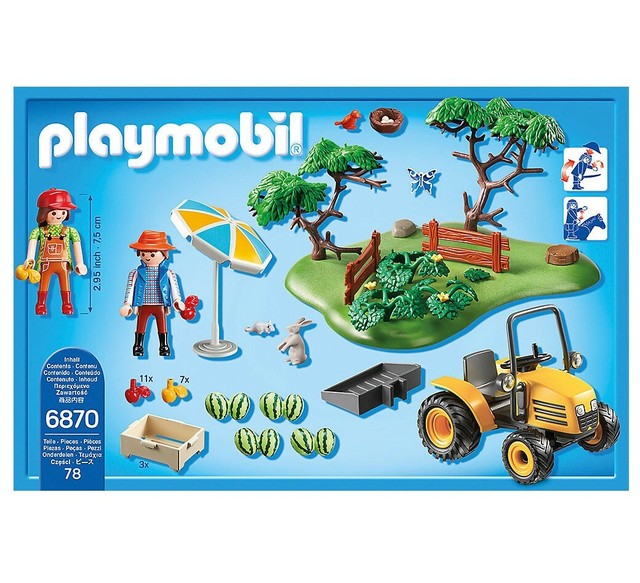 playmobil cosecha de la huerta