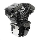 S&S Engine T111, Black, 585GE Cams, Wrinkle Black, Harley BT 99-06 exc. 06 Dyna