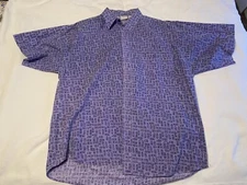Sostanza Button Up Purple Men’s Large