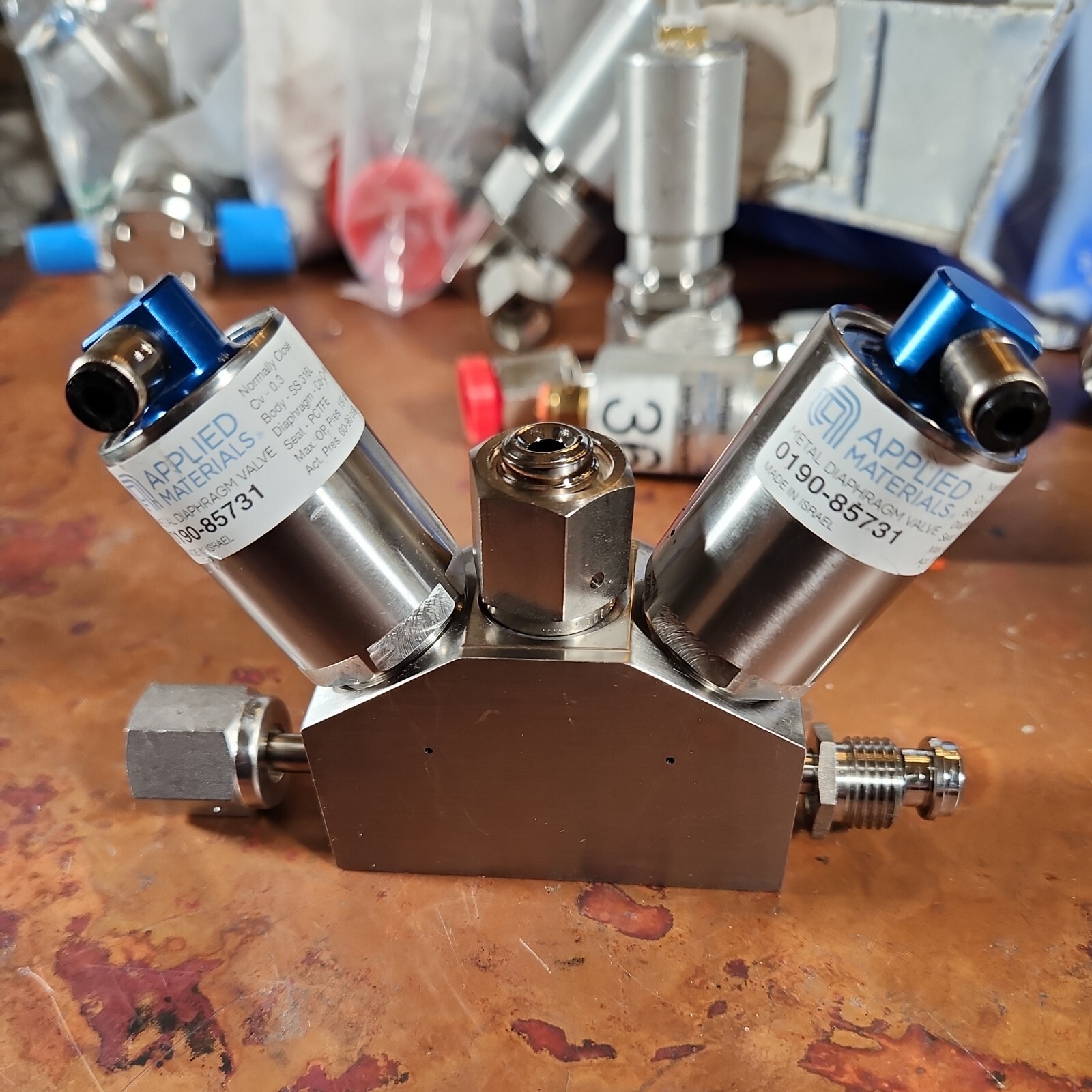 Applied Materials Metal Diaphram Valve 0190-85731 150psig Read!