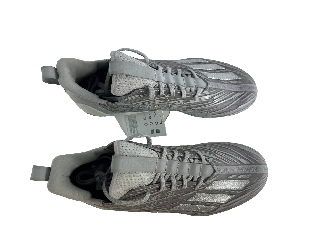 Adidas Adizero Football Cleats Silver Metallic Gray Men display picture 1