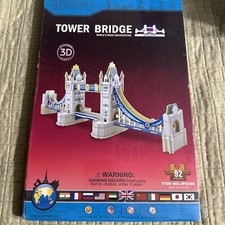 Tower Bridge In England 3D Wooden Puzzle by ROBOTIME 3 Dimensional New Sealed