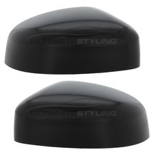 Ford Focus Mk3 2011-2018 Door Wing Mirror Cover Gloss Black Pair Left Right