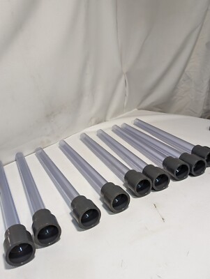 Lot of 8 Excelon R 4000 Schedule 40 Pipes On Spears SCH80 Caps, 21''
