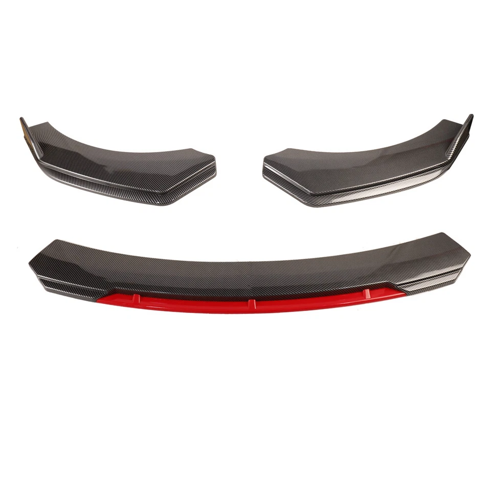 For Mercedes-Benz CLA200 CLA250 Front Bumper Lip Spoiler Splitter Carbon Fiber Foto 4 de 4