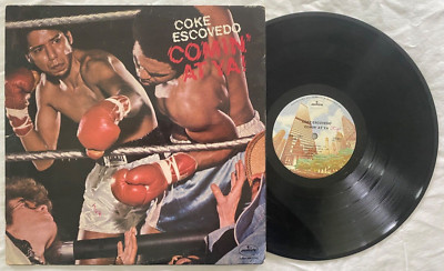 Coke Escovedo Lp COMIN' AT YA! SRM-1-1085, Mercury 1976 Soul Funk Breaks VG++