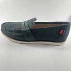 Marc Joseph New York Kids Boys/Girls Leather Broadway Loafer, Mocassino Unisex-Bambini e Ragazzi, Suola Bianca Morbida Metallizzata Argento, 19 EU