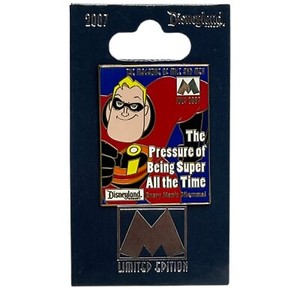 Disney DLR Pin 52203 M Magazine 2007 Incredibles July LE 1000 Mr. Incredible