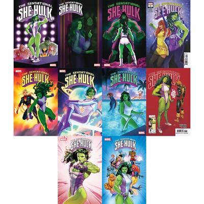 Sensational She-Hulk (2023) 1 2 3 4 5 6 7 8 9 10 Marvel Comics COVER SELECT