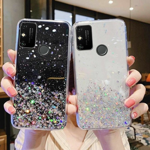 Phone Case Glitter Bling Clear TPU Gel Cover For Honor 90 200 Pro X8 Magic6 Lite - Picture 7 of 23