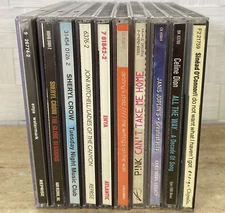 12 Lot Rock CDs W/ Case & Original Artwork  Female Artists Sheryl Janis Joni