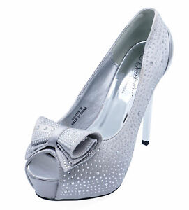 silver peep toe shoes uk
