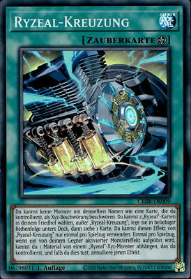 Ryzeal-Kreuzung CRBR-DE009 Super Rare Crossover Breakers Yugioh Karte Deutsch