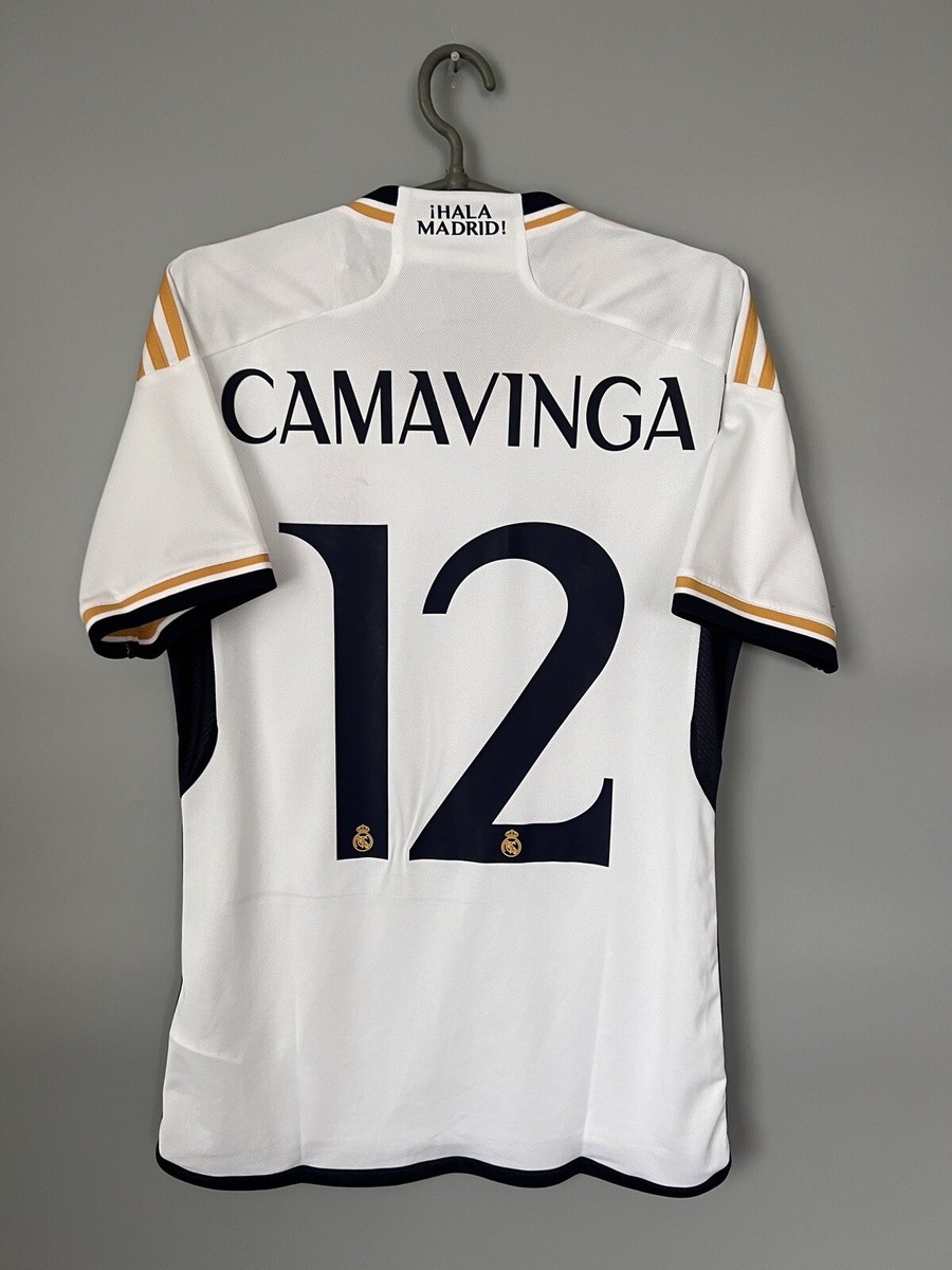 Camavinga Real Madrid Jersey 23/24 Home Soccer Shirt HR3796 Adidas