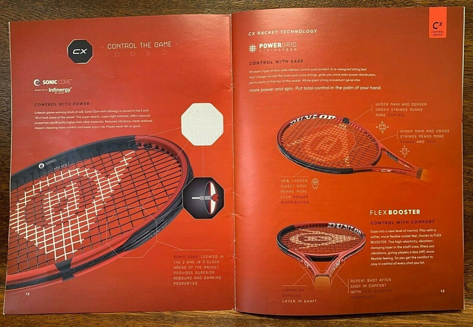 Dunlop CX400 Limited Edition Tennis Racket NEW, G3 (4 3/8"