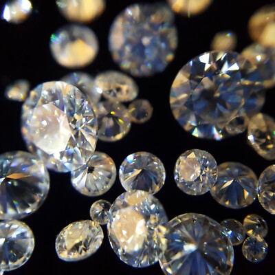 Lab Grown Diamond, Round Brilliant Cut, Color D-J, Clarity VS2 SI2, Many  Sizes