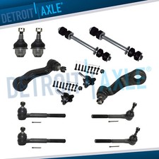 4wd Front Ball Joints Tierods Sway Bar Pitman Arm For K1500 Suburban Yukon Tahoe