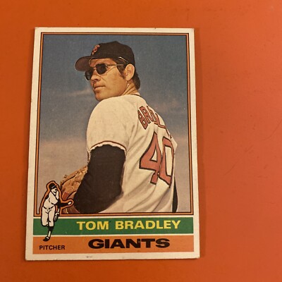 1976 Topps Tom Bradley San Francisco Giants #644 EX | eBay
