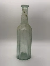Wells Miller bottle Civil war era? Pontil Base Blown Wavy Look Antique