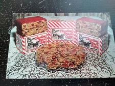 Old Fashion Claxton Fruit Cake New York World's Fair Advertising Postcard