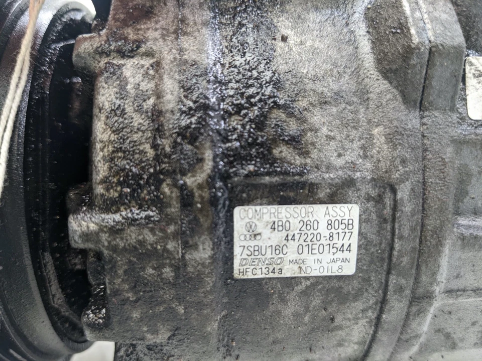 AUDI A6 S6 RS6 C5 4.2 V8 2003 AIR CON AC PUMP COMPRESSOR 4B0260805B - Image 2 of 4