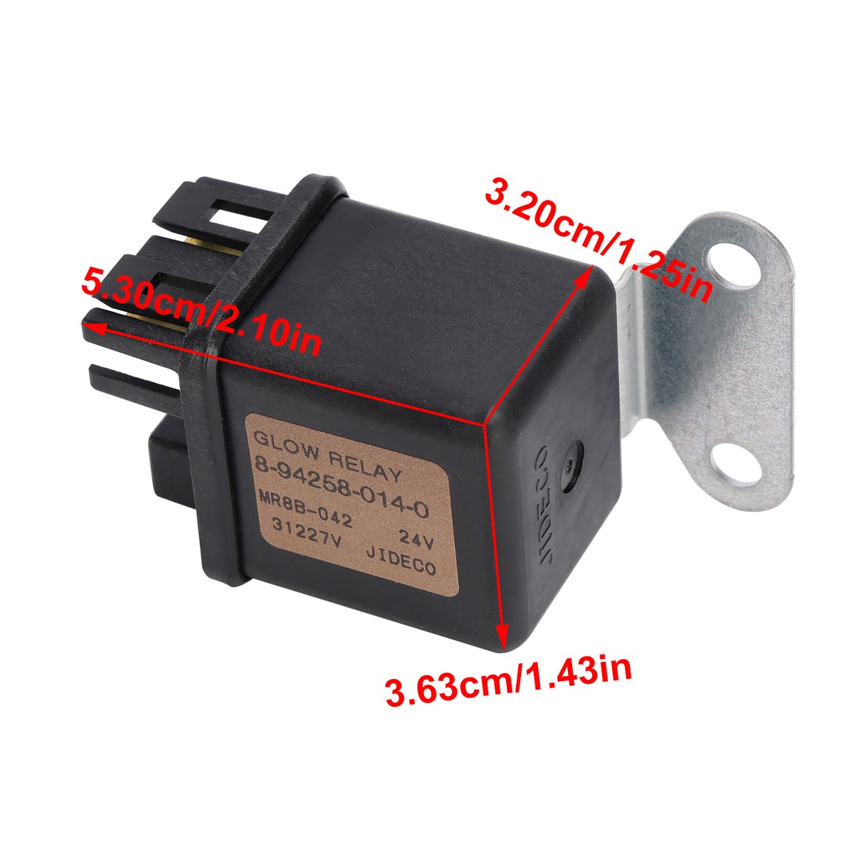Glow Plug Relay 8 94258 014 0 For Hitachi ZX110 ZX120 ZX180LC
