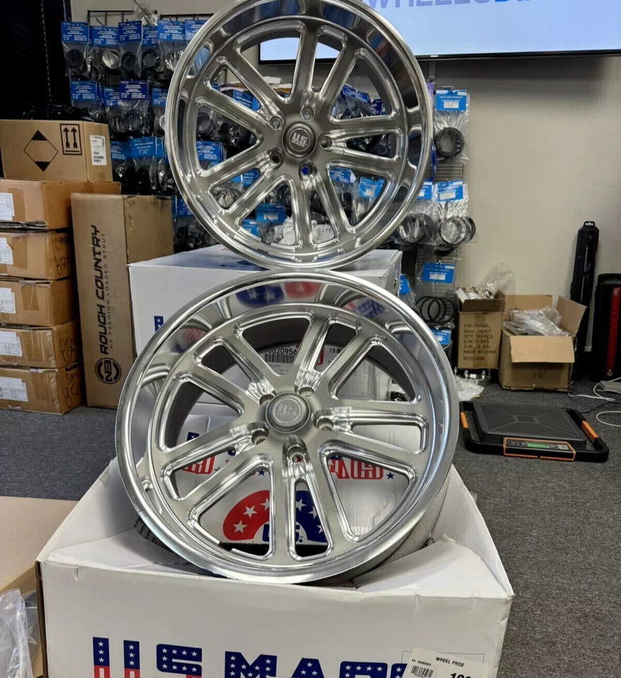22 Ballistic Rims 22x9 22x11 US MAGS BULLET U130 GUNMETAL WHEELS RIMS 5x127 CHEVY GMC OBS ...