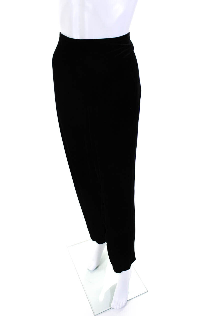 Eileen Fisher Womens Velour Zipped Slip-On Straig… - image 2