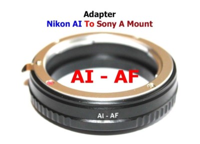  Nikon F AI - A Mount Macro Adapter Objektiv Lens an To Minolta AF Sony Alpha