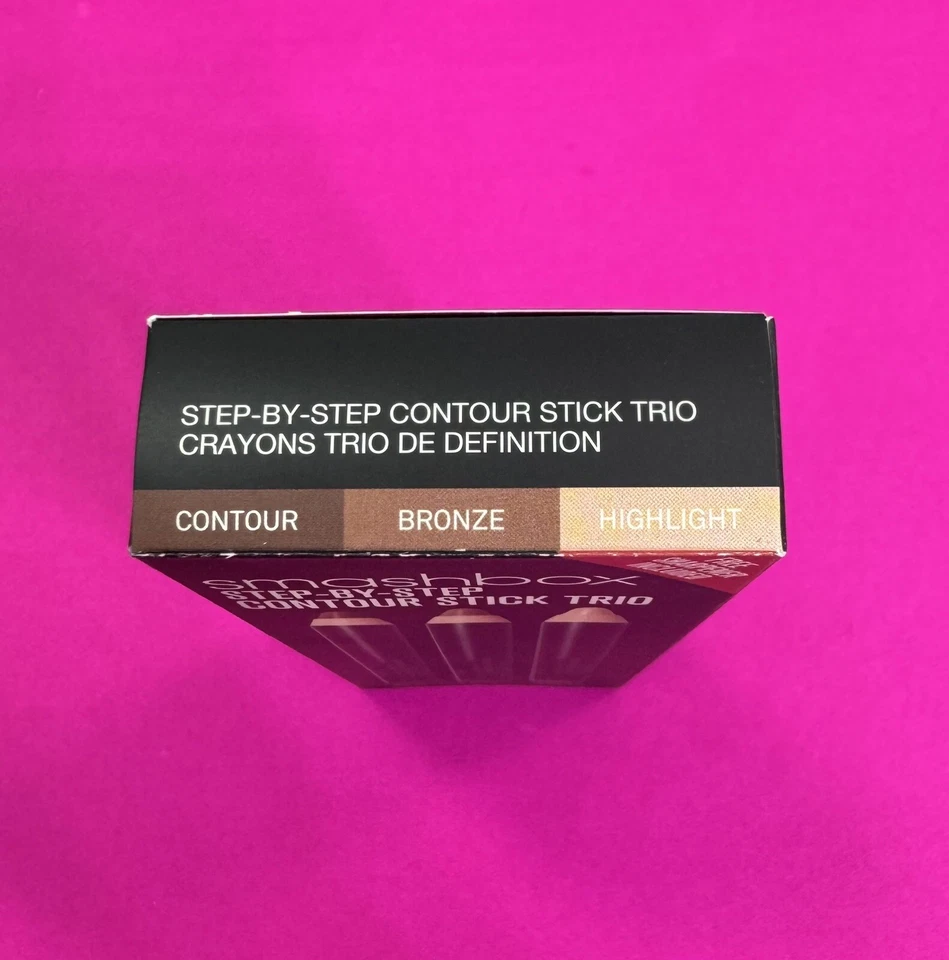 SMASHBOX step-by-step contour stick trio Contour, bronze, highlight NEW IN BOX - Image 3 of 4