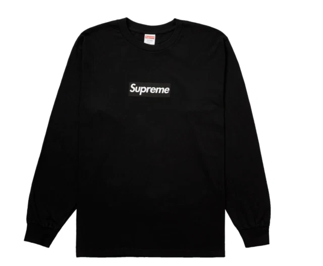 T shirt à manches longues logo Supreme Box noir taille M FW20 ***Neuf 100 % authentique***