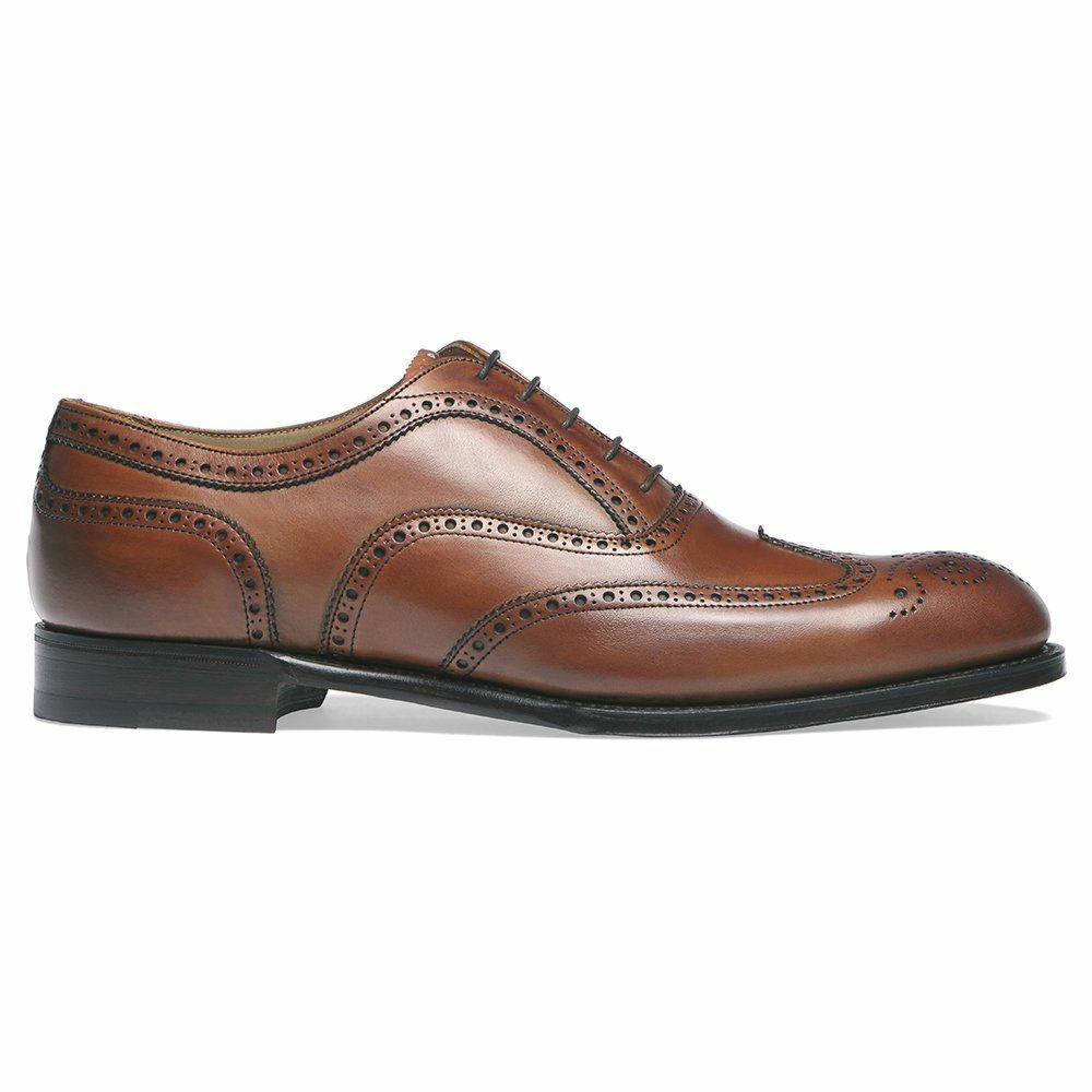 Cheaney Arthur III Brogue In Dark Leaf Calf Leather